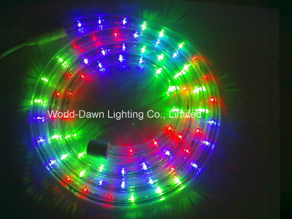110V 220V RGB 4 Wire Round LED DIP Rope Light