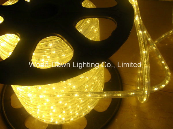 3 Wires Round LED DIP Rope Light for Multi-Colored