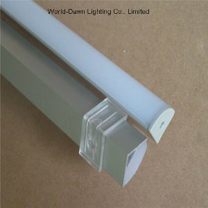 Excellent Heat Dissipation Aluminium Profile with PC Cover V Shape