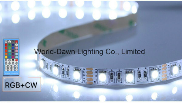 High Brightness RGB+W LED Strip with CE Approval