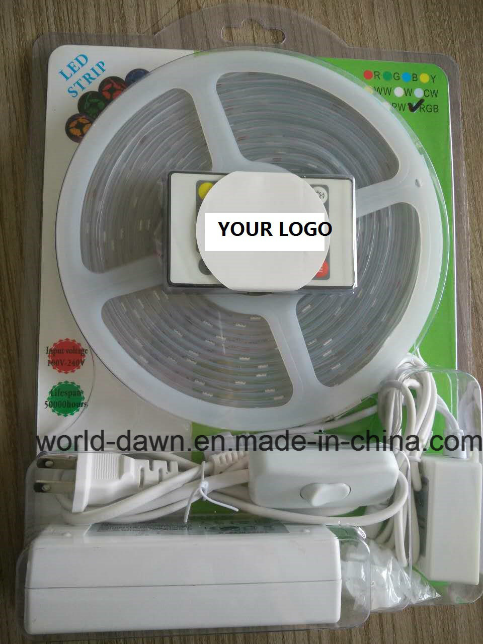 RGB SMD5050 LED Strip Light (Blister kit package)