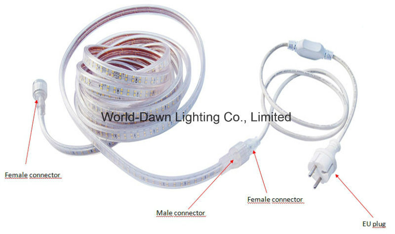 110V 220V Main Strip with Waterproof Connector