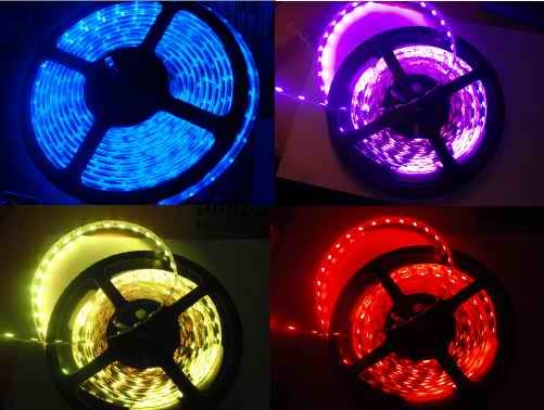 Flexible SMD5050 LED RGB Strip Light with Ce and RoHS