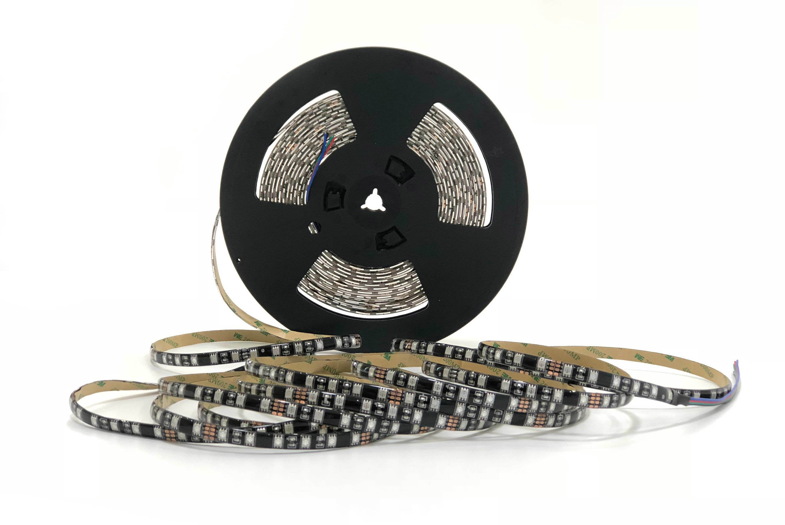 Customized Color Black PCB SMD5050 LED Flexible Strip Light
