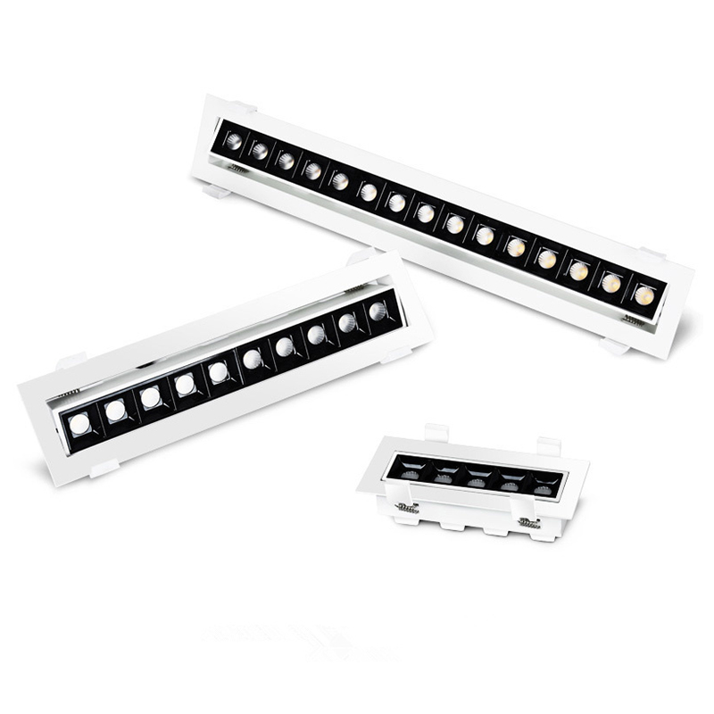 High Performance LED Adjustable Recessed Linear Spotlight