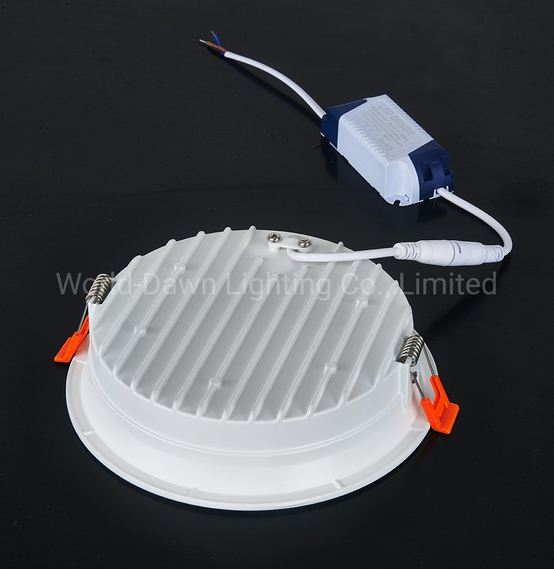 Ceiling Recessed & Bottom Emitting Round LED Panel Light