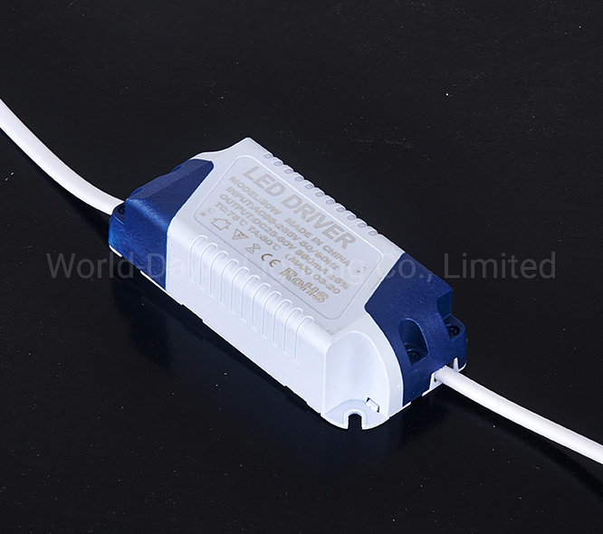 Recessed Bottom Emitting Round LED Ceiling Panel Light