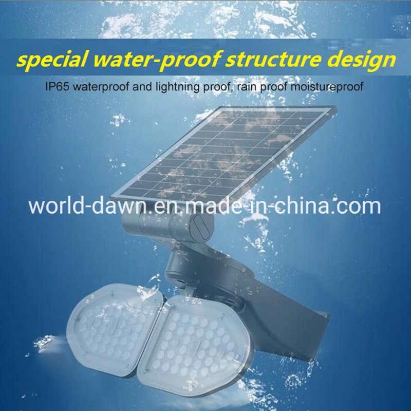 LED Solar Garden Lamp IP65 Waterproof 20W Outdoor Lighting Solar Wall Light