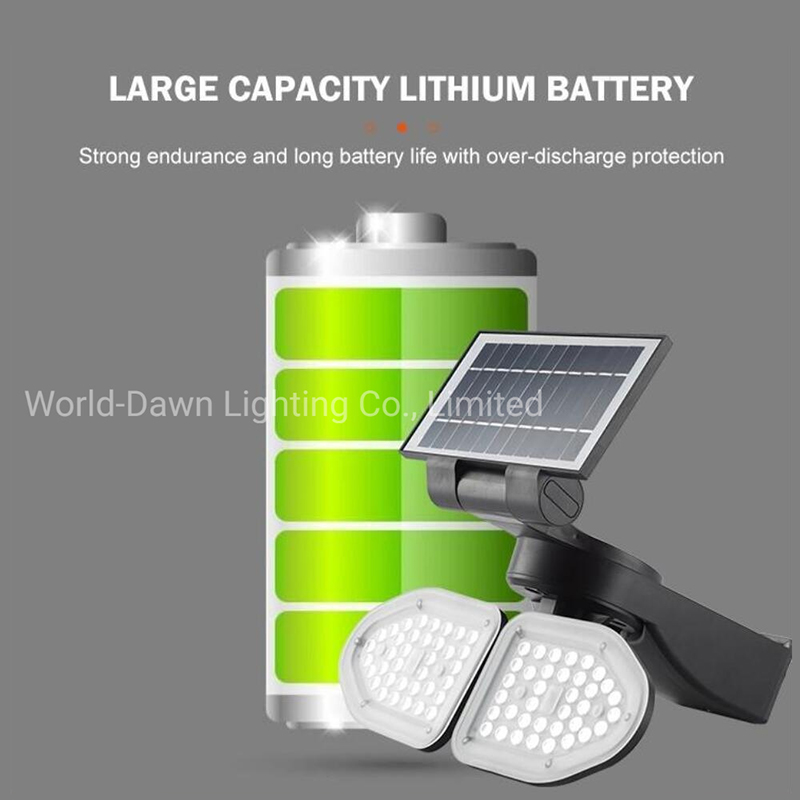 Outdoor Waterproof Adjustable Solar Garden Light IP65 LED Couryard Lamp Motion Sensor Solar Wall Light