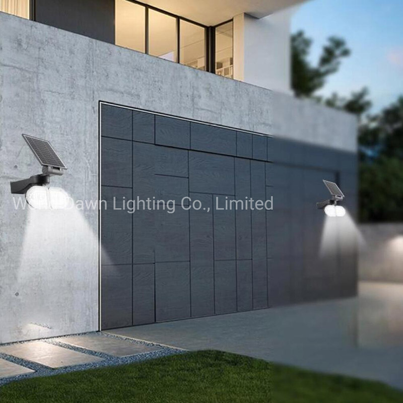 Outdoor Waterproof Adjustable Solar Garden Light IP65 LED Couryard Lamp Motion Sensor Solar Wall Light