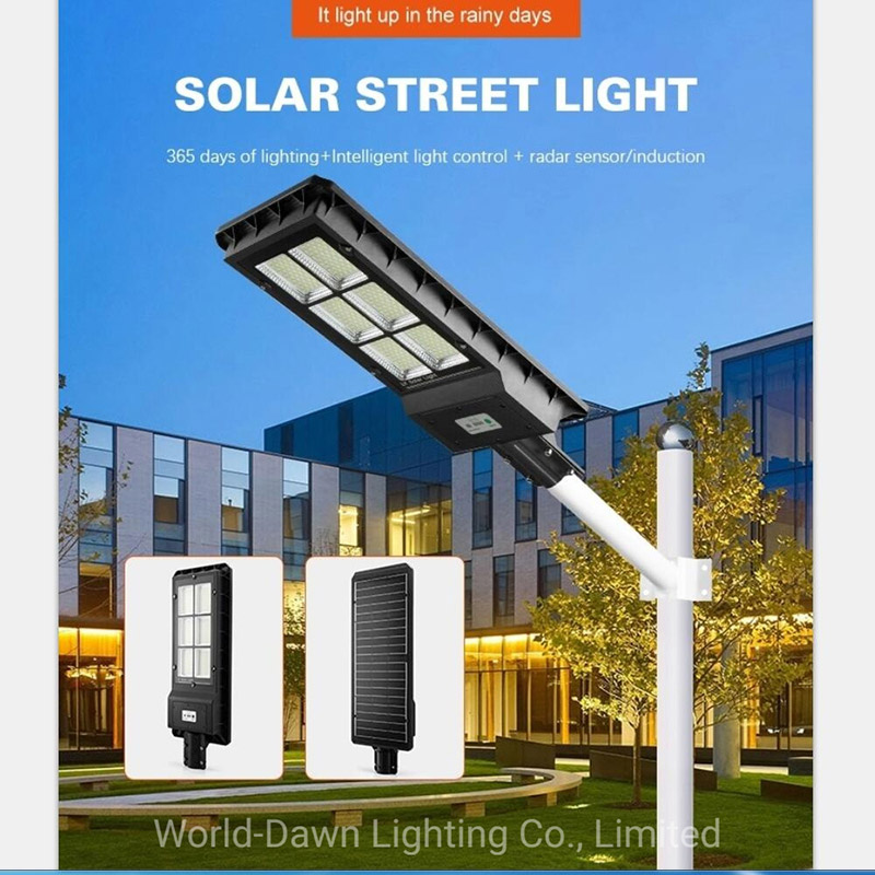 Outdoor Using High Efficiency Energy Saving Waterproof IP65 LED Solar Street Light with Panel