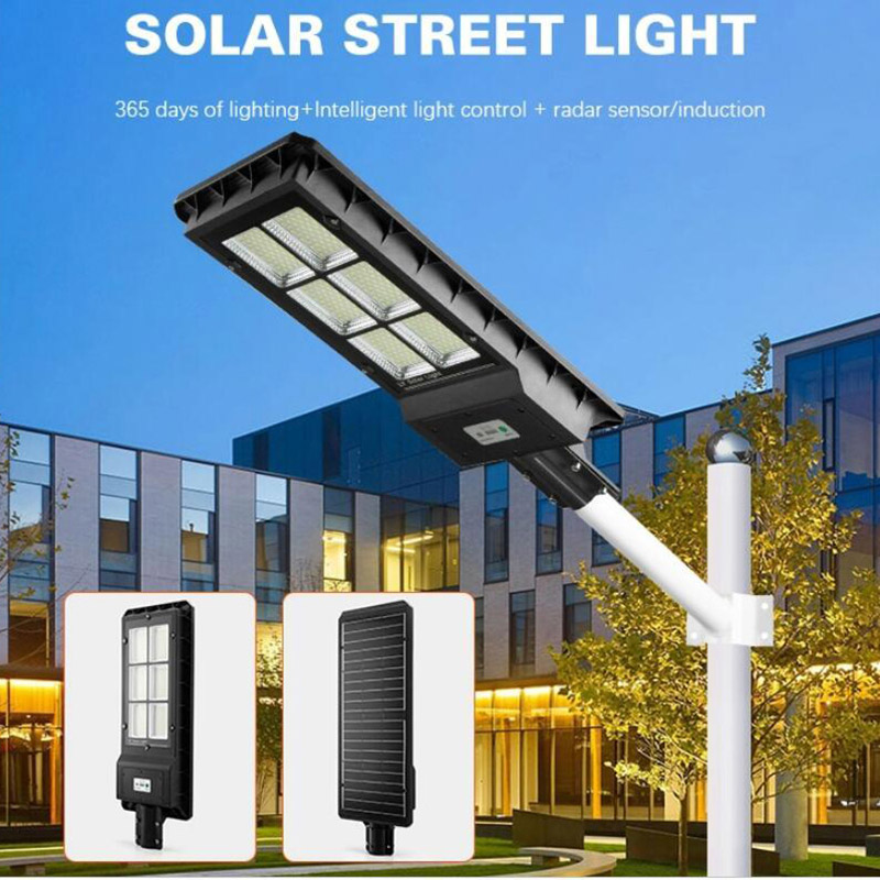 All in One Solar Lights Countryside Village Road Lamp IP65 Motion Sensor Solar Garden Street Light