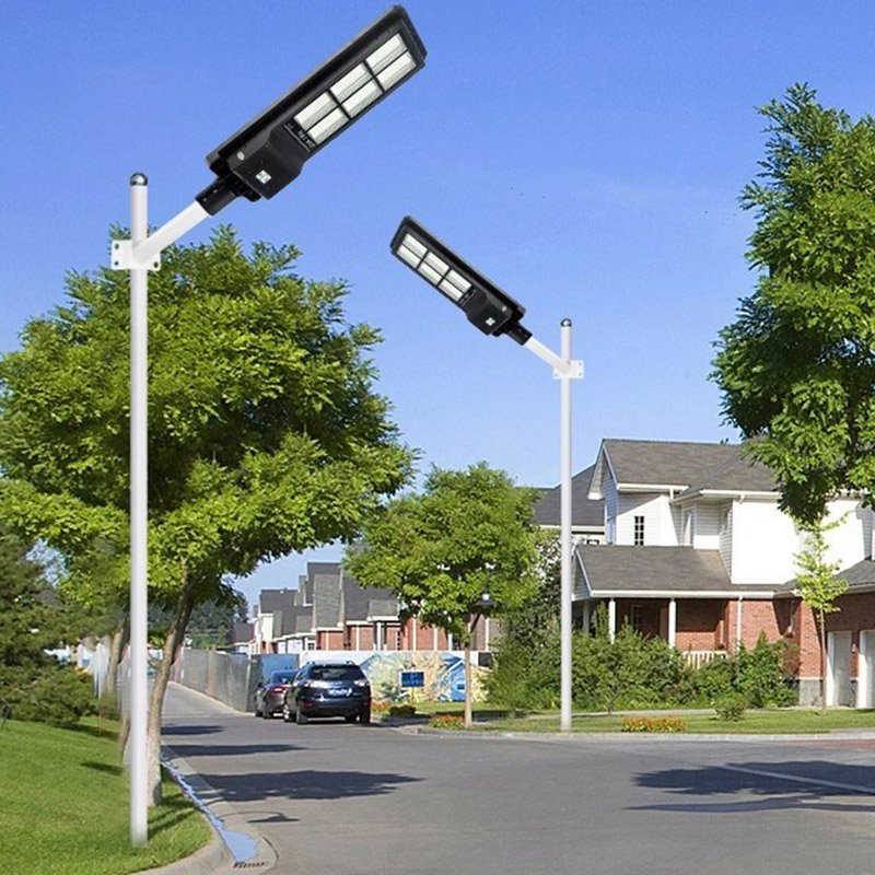 All in One Solar Lights Countryside Village Road Lamp IP65 Motion Sensor Solar Garden Street Light