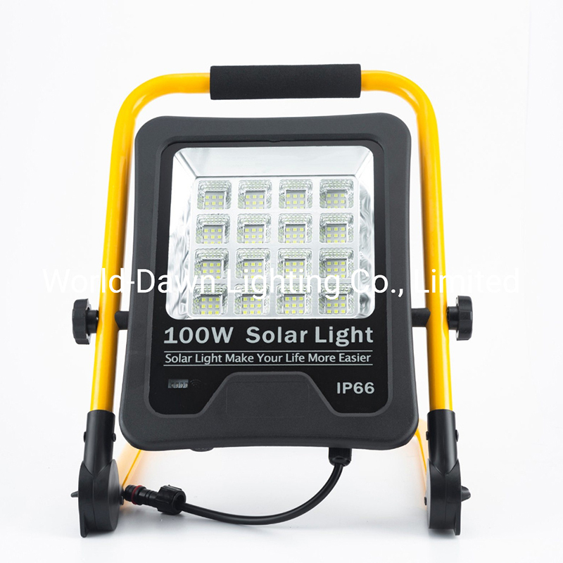 100W Solar Panel Portable SMD3030 Flood Light with Ce RoHS
