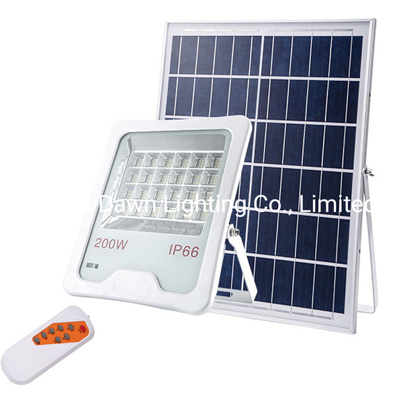 200W 300W 400W 500W SMD3030 Outdoor IP65 Garden Camping Emergency Coutryard Cuntryside Waterproof High Lm High Power LED Solar Flood Light