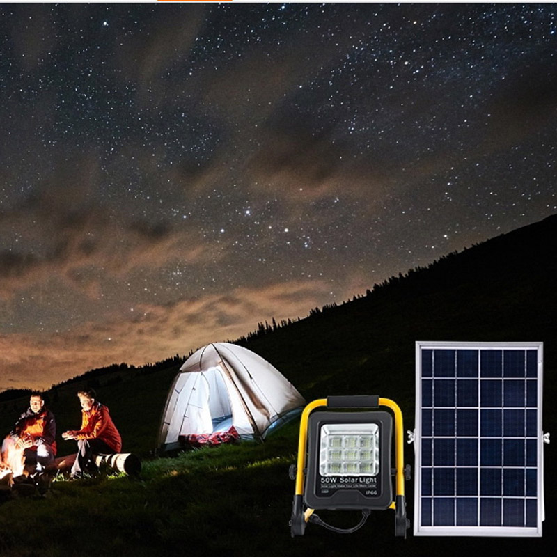 Waterproof Solar Wall Lamp Outdoor Garden Camping Hanging LED Flood Lights
