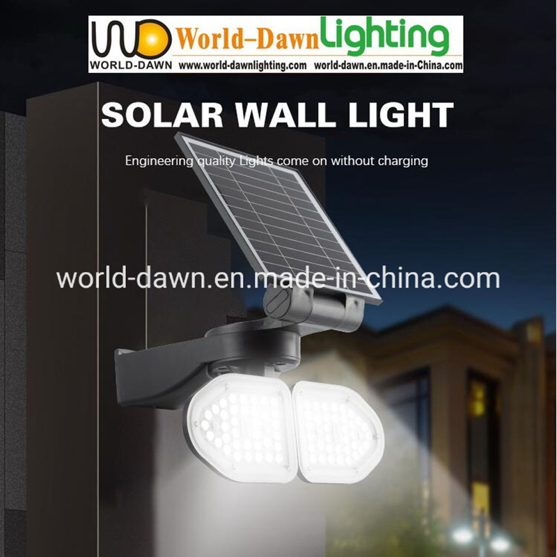 LED Solar Garden Lamp IP65 Waterproof 20W Outdoor Lighting Solar Wall Light