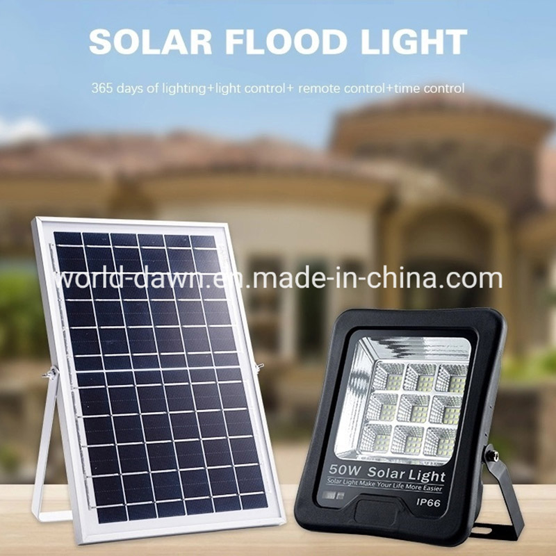 High Power Solar Lights Remote Control Garden Light IP65 Solar Floodlight for Outdoor Use