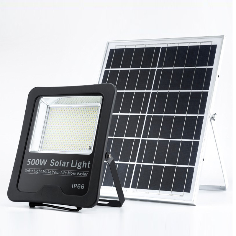 Popular LED Solar Flood Light Fixture IP65 New Power Display 50W-500W, Outdoor Solar Security Light Solar Flood Lantern Solar LED Floodlight
